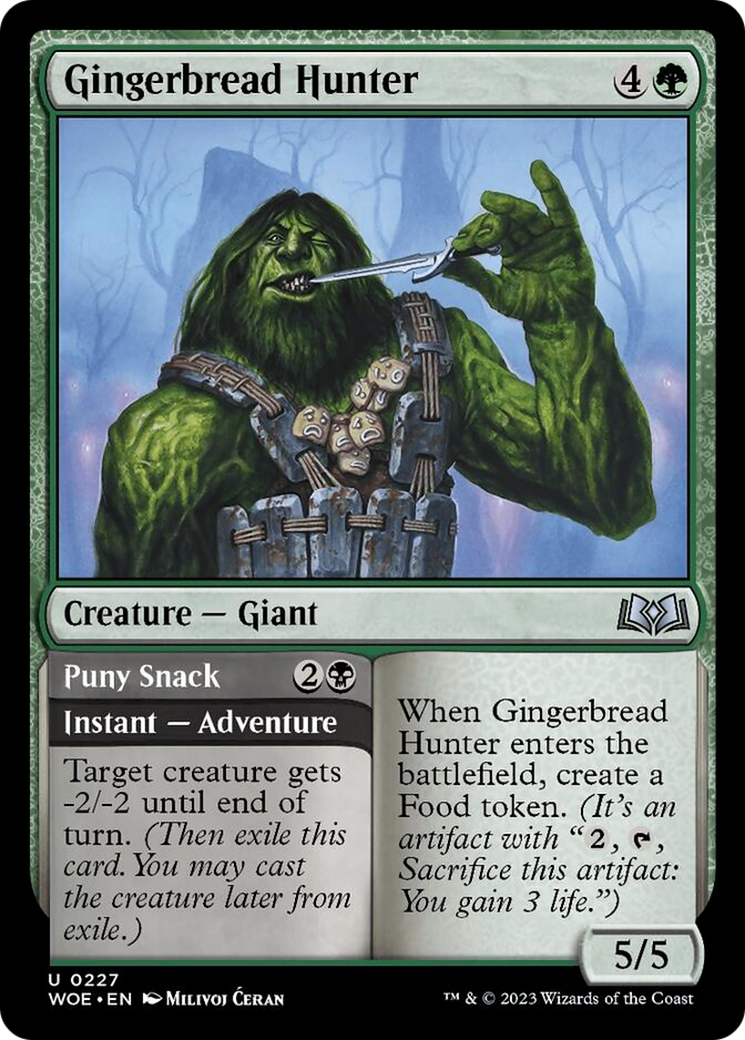 Gingerbread Hunter // Puny Snack [Wilds of Eldraine] | Cracking-Singles