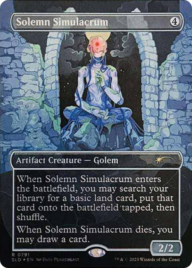 Solemn Simulacrum (0791) (Galaxy Foil) [Secret Lair Drop Series] | Cracking-Singles