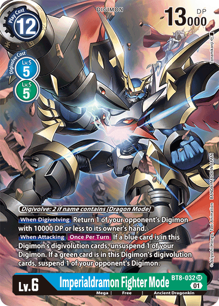 Imperialdramon Fighter Mode [BT8-032] (Alternate Art) [New Awakening] | Cracking-Singles