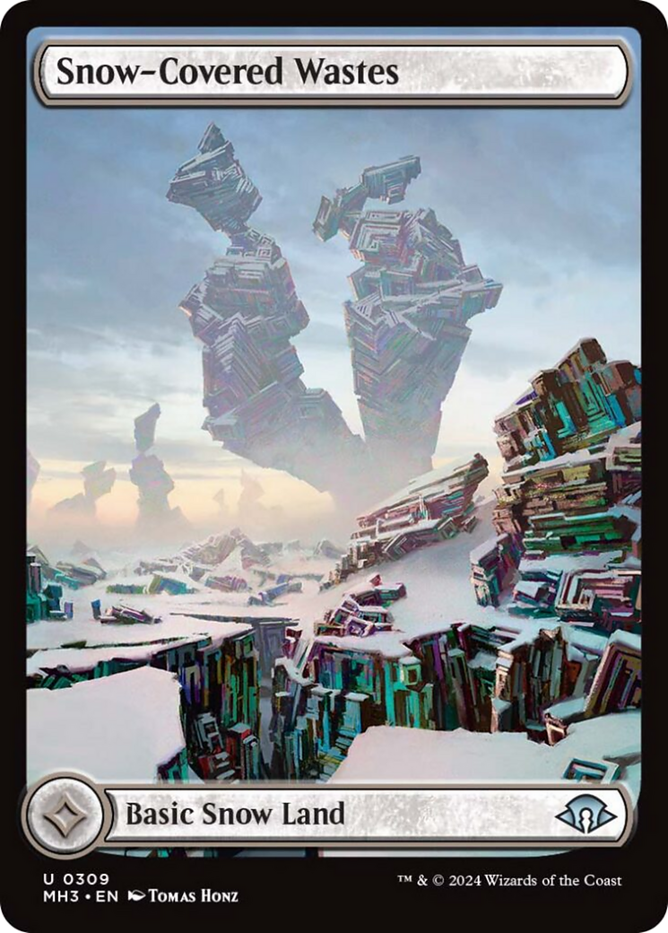 Snow-Covered Wastes (0309) [Modern Horizons 3] | Cracking-Singles