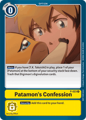 Patamon's Confession [P-023] [Promotional Cards] | Cracking-Singles