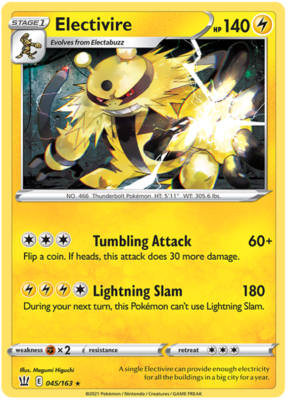 Electivire (045/163) [Sword & Shield: Battle Styles] | Cracking-Singles