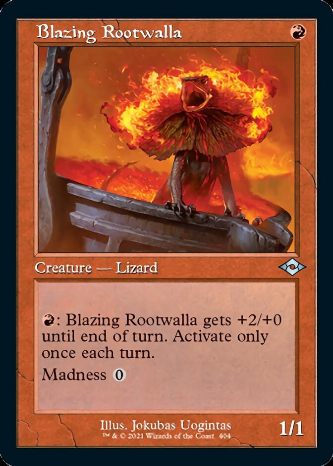 Blazing Rootwalla (Retro) [Modern Horizons 2] | Cracking-Singles