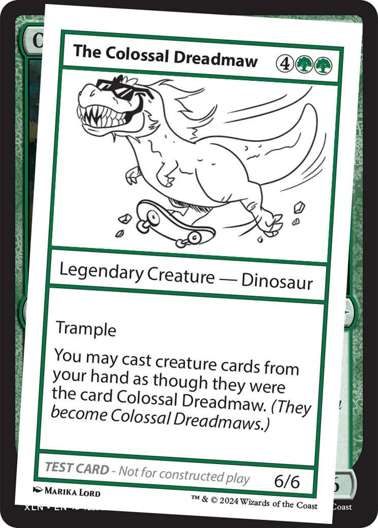 The Colossal Dreadmaw [Mystery Booster 2 Playtest Cards] | Cracking-Singles