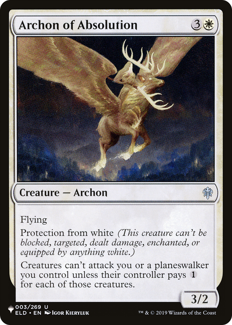 Archon of Absolution [The List Reprints] | Cracking-Singles