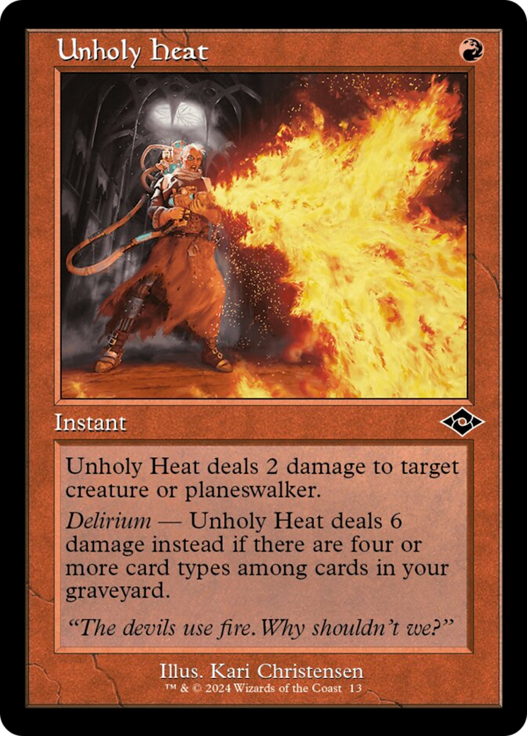 Unholy Heat (Retro) [Modern Horizons 2] | Cracking-Singles