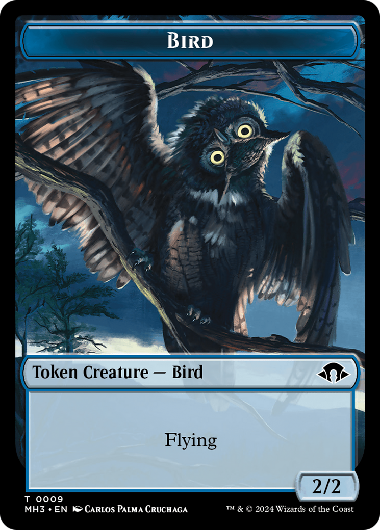 Eldrazi Spawn // Bird Double-Sided Token [Modern Horizons 3 Tokens] | Cracking-Singles