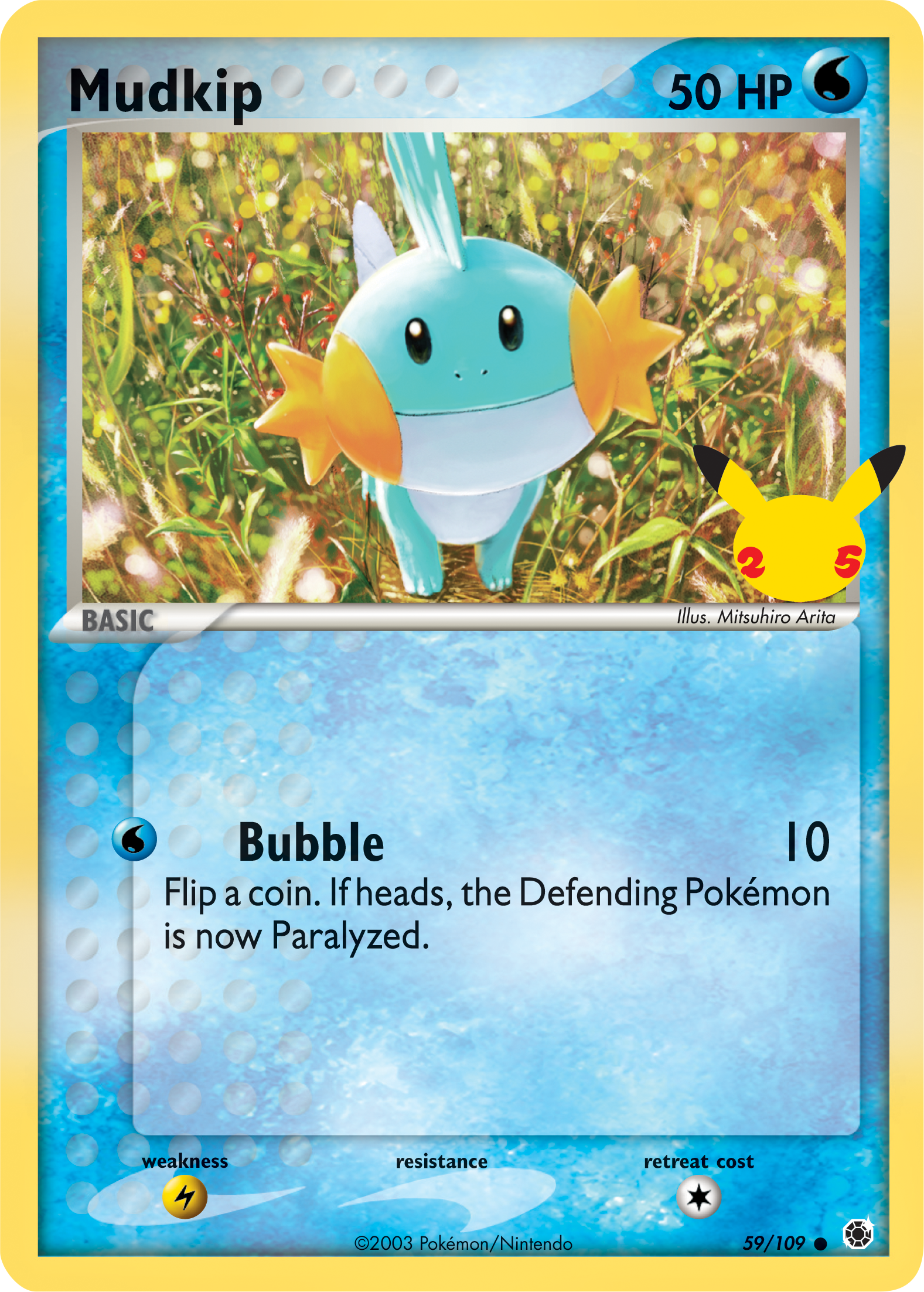 Mudkip (59/109) (Jumbo Card) [First Partner Pack] | Cracking-Singles