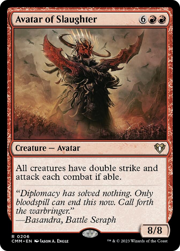 Avatar of Slaughter [Commander Masters] | Cracking-Singles