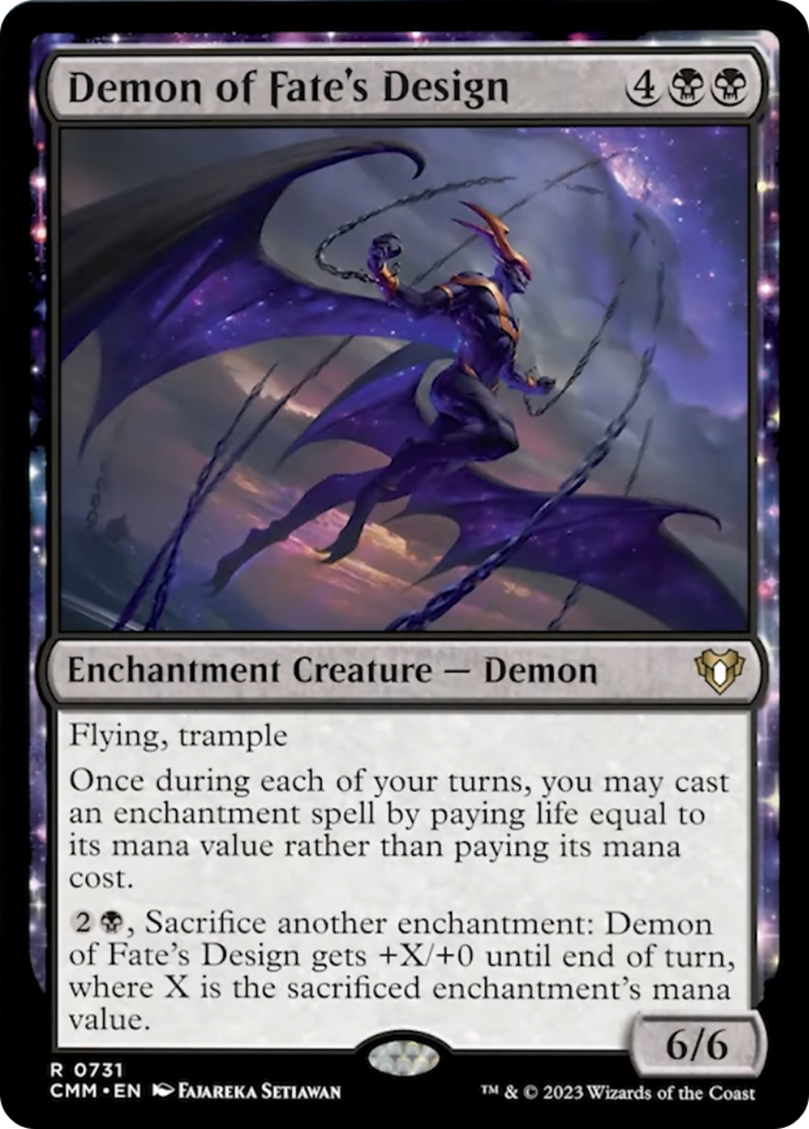 Demon of Fate's Design [Commander Masters] | Cracking-Singles