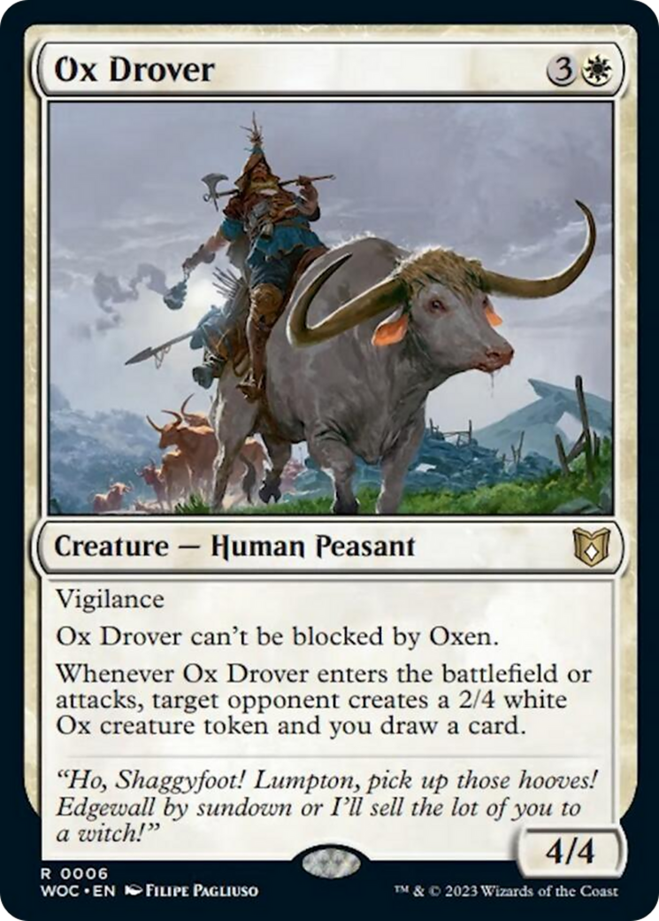 Ox Drover [Wilds of Eldraine Commander] | Cracking-Singles