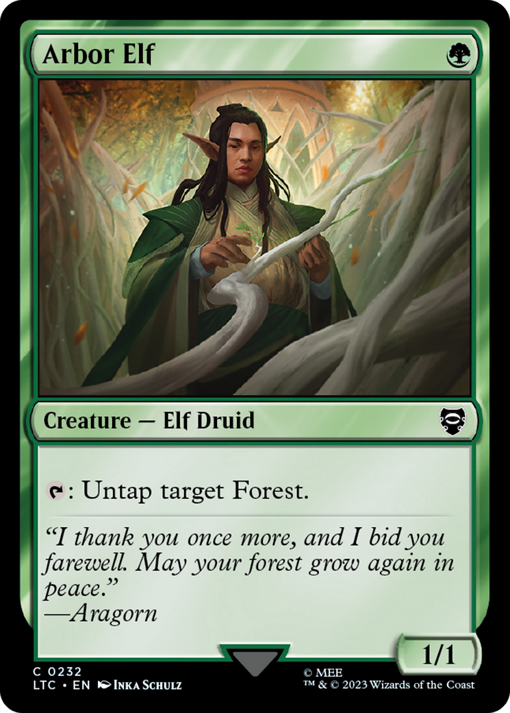 Arbor Elf [The Lord of the Rings: Tales of Middle-Earth Commander] | Cracking-Singles