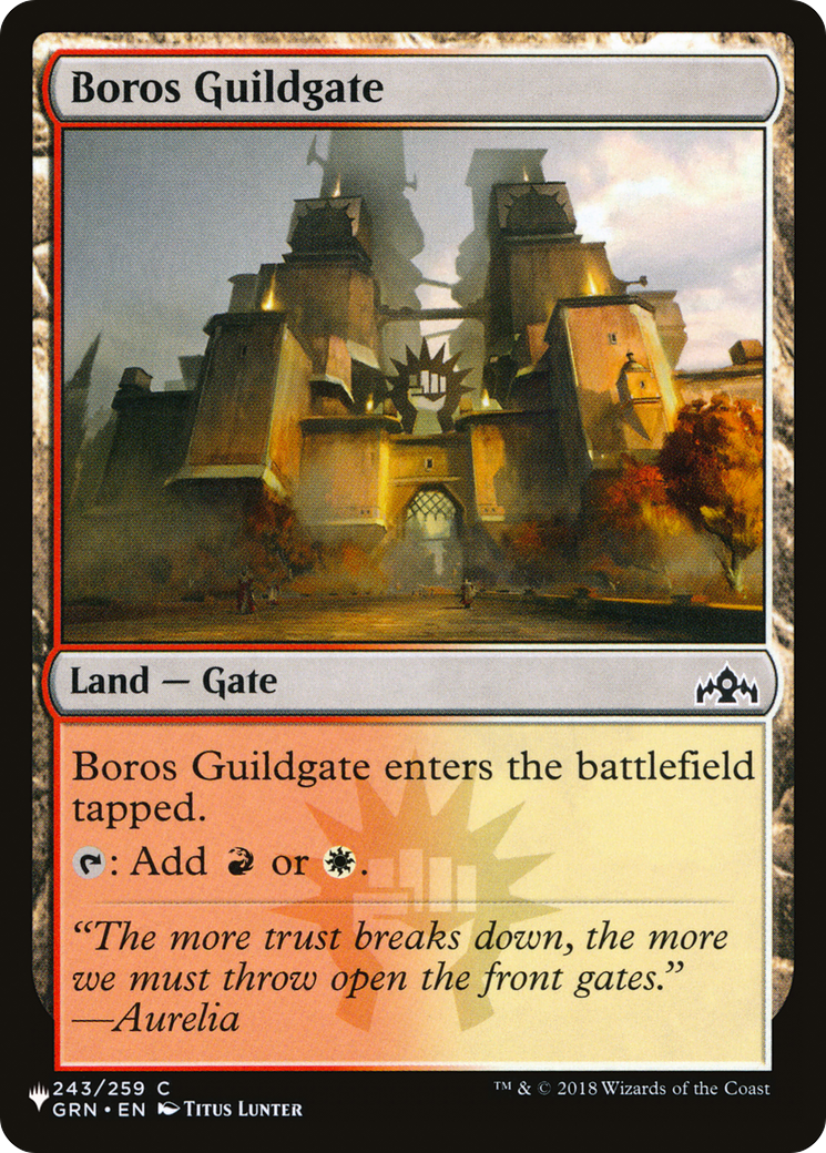 Boros Guildgate [The List] | Cracking-Singles