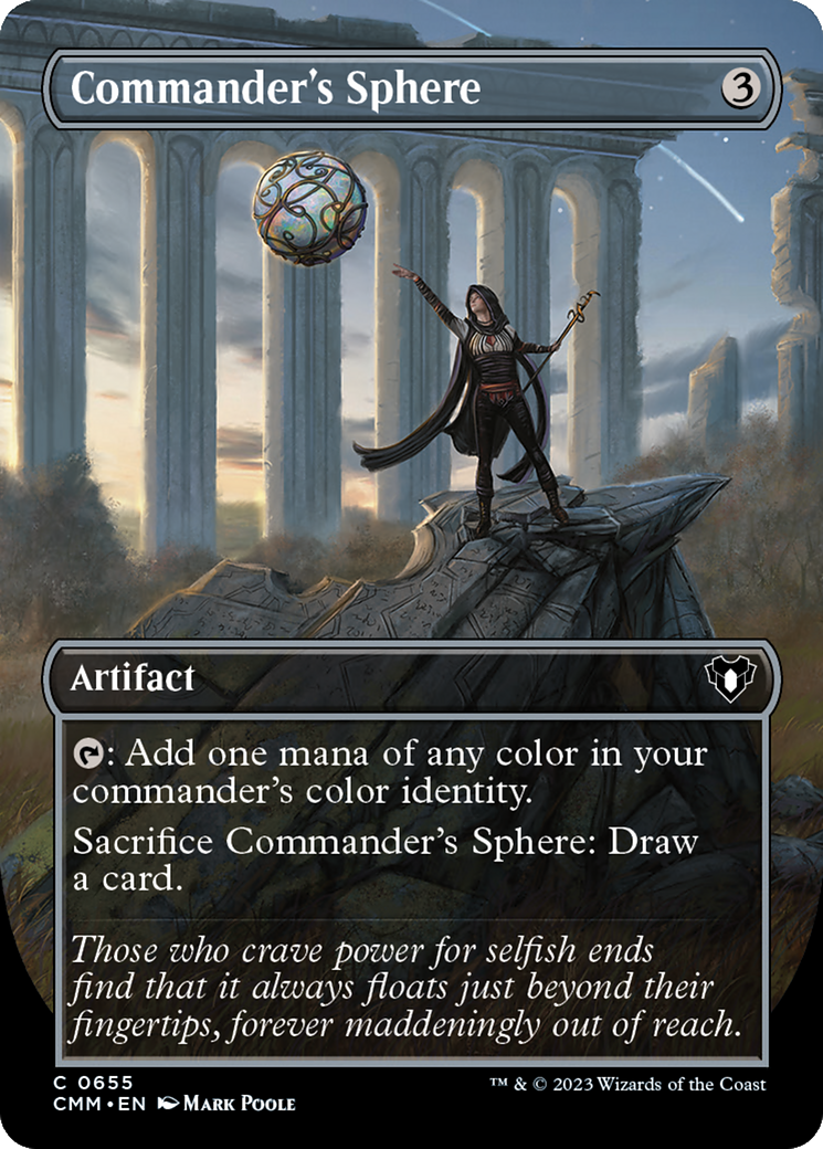 Commander's Sphere (Borderless Alternate Art) [Commander Masters] | Cracking-Singles