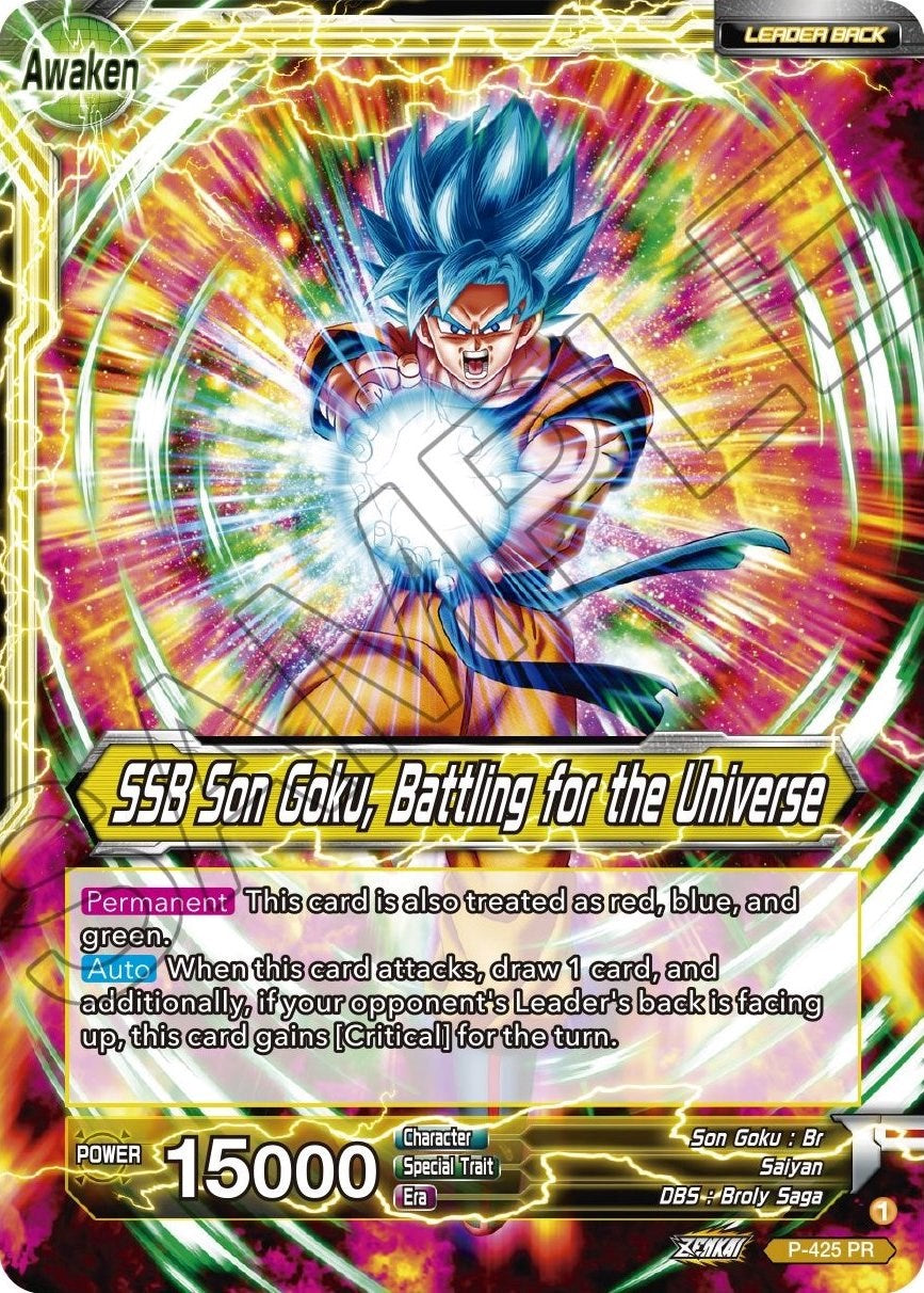 Son Goku // SSB Son Goku, Battling for the Universe (P-425) [Promotion Cards] | Cracking-Singles