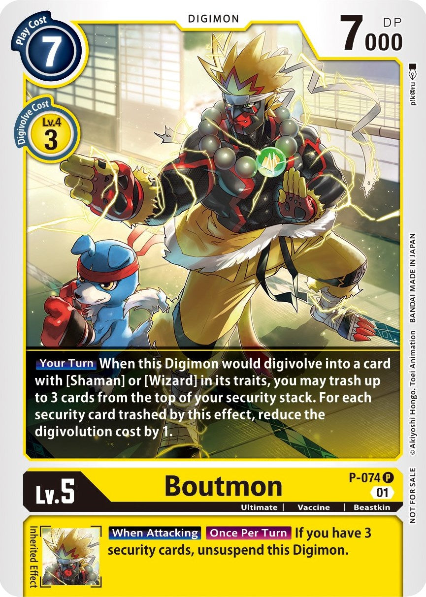 Boutmon [P-074] (Update Pack) [Promotional Cards] | Cracking-Singles