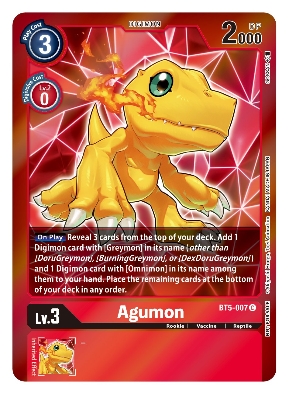 Agumon [BT5-007] (Event Pack 2) [Battle of Omni] | Cracking-Singles