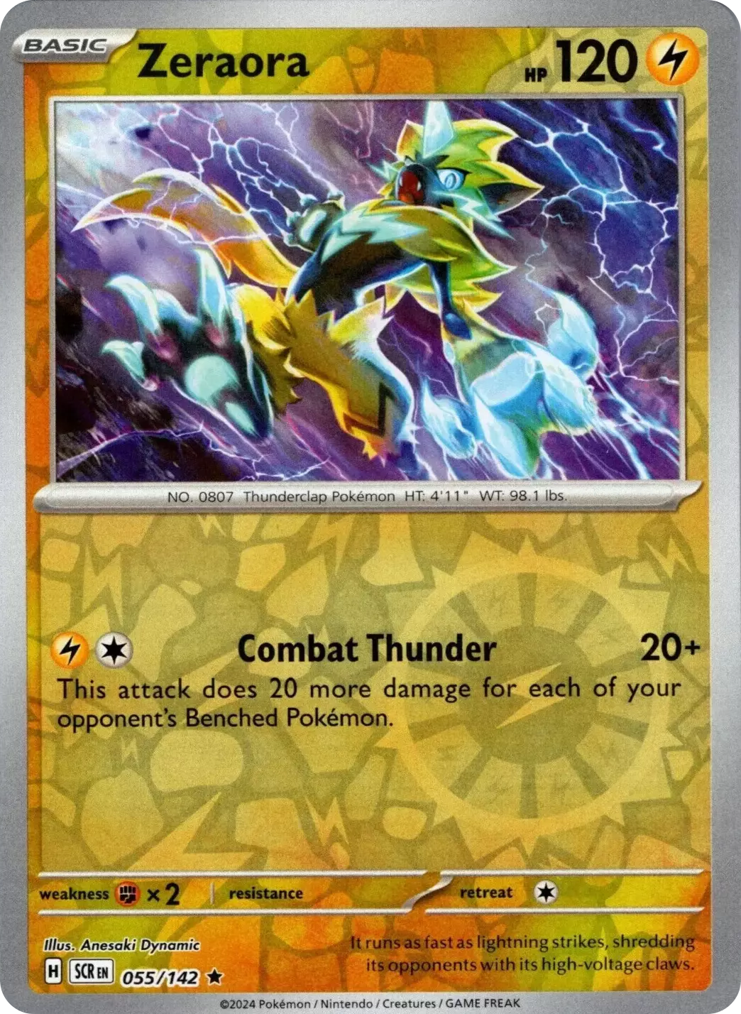 Zeraora (055/142) [Scarlet & Violet: Stellar Crown] | Cracking-Singles