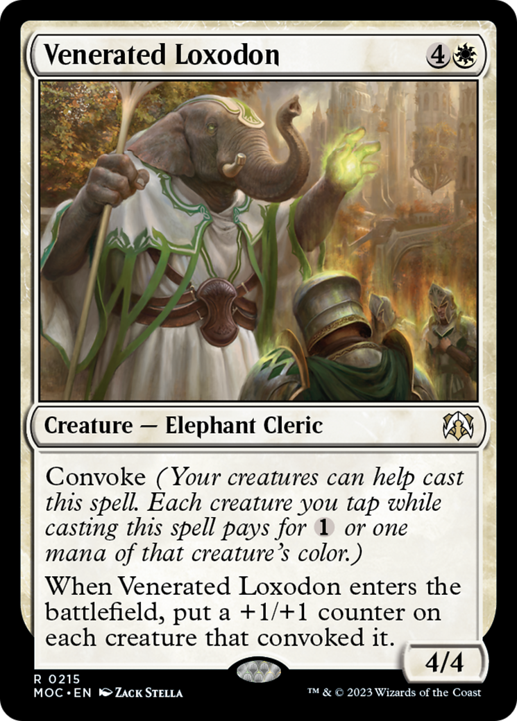 Venerated Loxodon [March of the Machine Commander] | Cracking-Singles