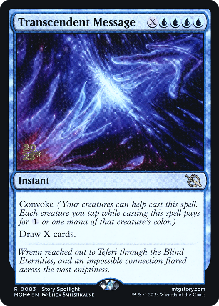 Transcendent Message [March of the Machine Prerelease Promos] | Cracking-Singles