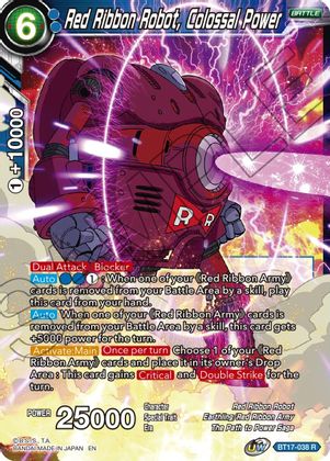 Red Ribbon Robot, Colossal Power (BT17-038) [Ultimate Squad] | Cracking-Singles