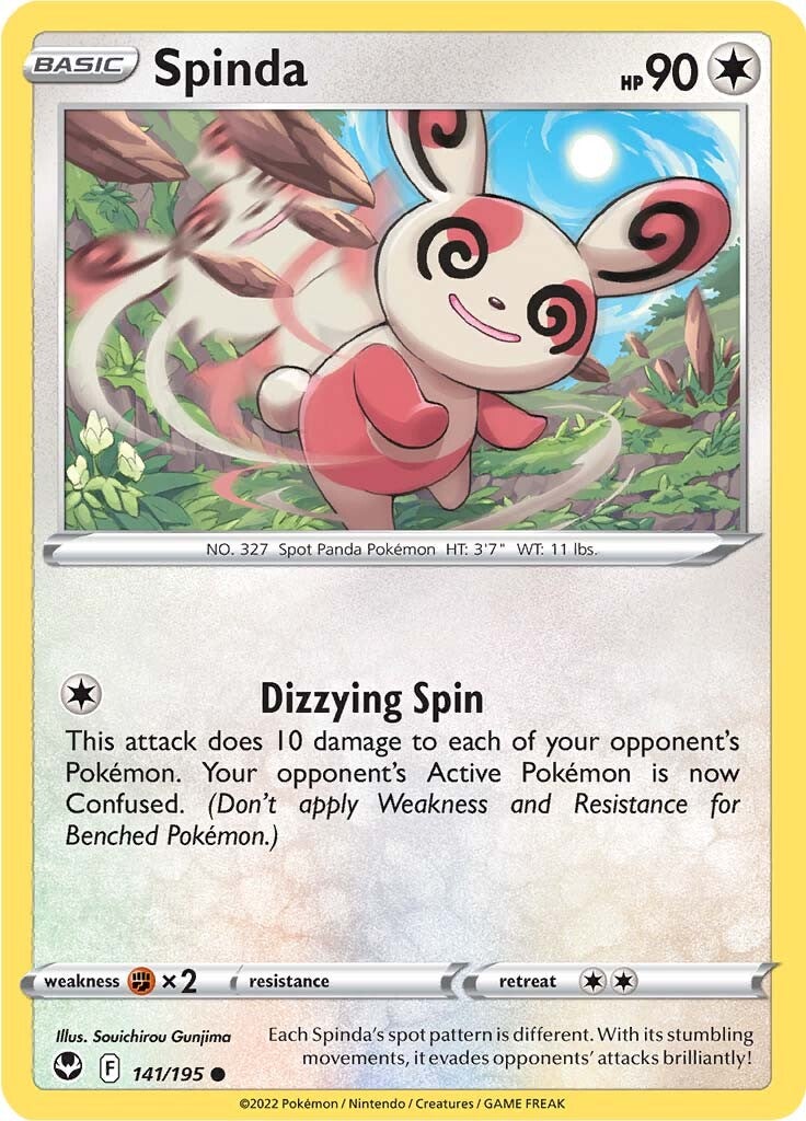 Spinda (141/195) [Sword & Shield: Silver Tempest] | Cracking-Singles