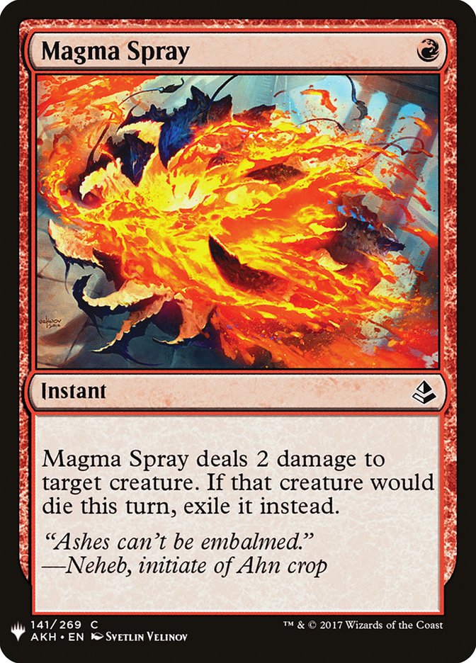 Magma Spray [Mystery Booster] | Cracking-Singles