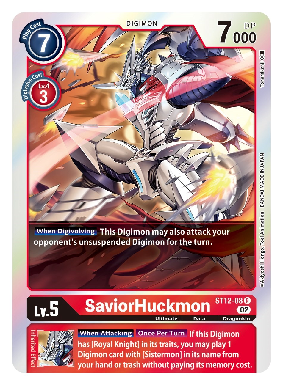 SaviorHuckmon [ST12-08] [Starter Deck: Jesmon] | Cracking-Singles