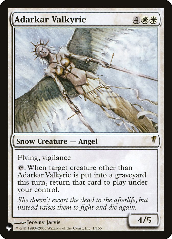 Adarkar Valkyrie [The List] | Cracking-Singles