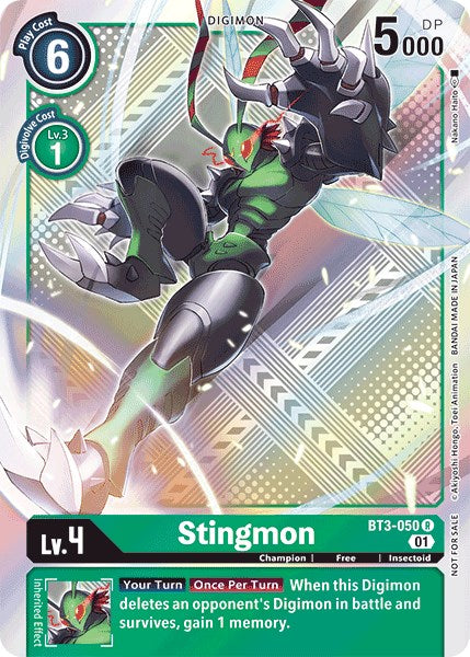 Stingmon [BT3-050] (Official Tournament Pack Vol.4) [Release Special Booster Promos] | Cracking-Singles