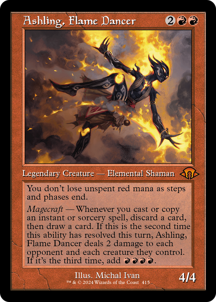 Ashling, Flame Dancer (Retro) [Modern Horizons 3] | Cracking-Singles