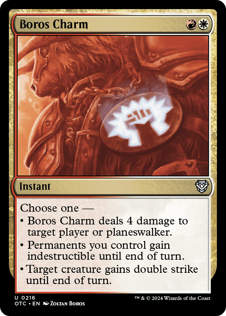 Boros Charm [Outlaws of Thunder Junction Commander] | Cracking-Singles