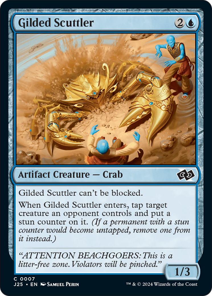 Gilded Scuttler [Foundations Jumpstart] | Cracking-Singles