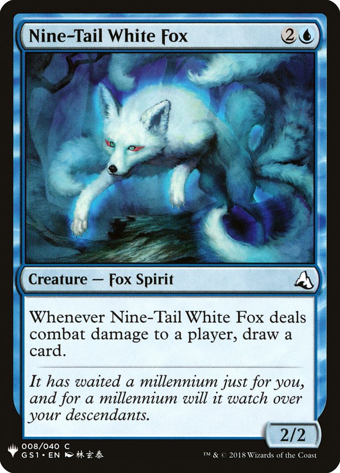 Nine-Tail White Fox [Mystery Booster] | Cracking-Singles