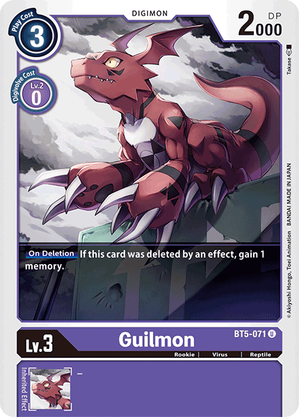 Guilmon [BT5-071] [Battle of Omni] | Cracking-Singles