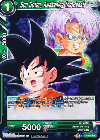 Son Goten, Awakening the Beast (P-179) [Promotion Cards] | Cracking-Singles