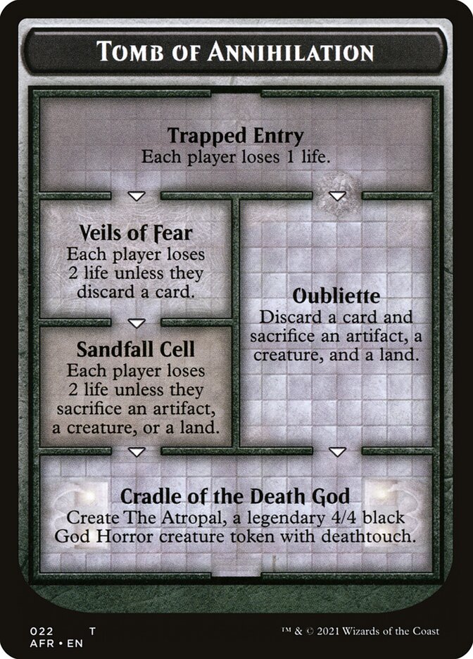 Dungeon of the Mad Mage // Tomb of Annihilation Double-Sided Token [Dungeons & Dragons: Adventures in the Forgotten Realms Tokens] | Cracking-Singles