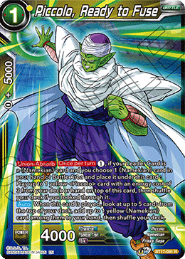 Piccolo, Ready to Fuse (BT17-091) [Ultimate Squad] | Cracking-Singles