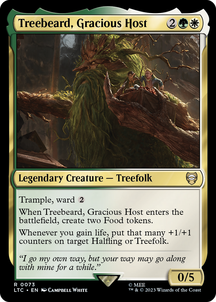 Treebeard, Gracious Host [The Lord of the Rings: Tales of Middle-Earth Commander] | Cracking-Singles