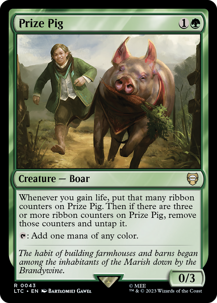 Prize Pig [The Lord of the Rings: Tales of Middle-Earth Commander] | Cracking-Singles