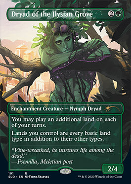 Dryad of the Ilysian Grove (Borderless) [Secret Lair Drop Series] | Cracking-Singles