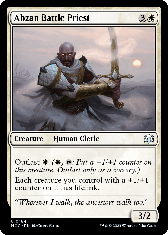 Abzan Battle Priest [March of the Machine Commander] | Cracking-Singles