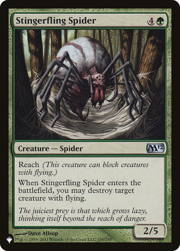 Stingerfling Spider [The List] | Cracking-Singles