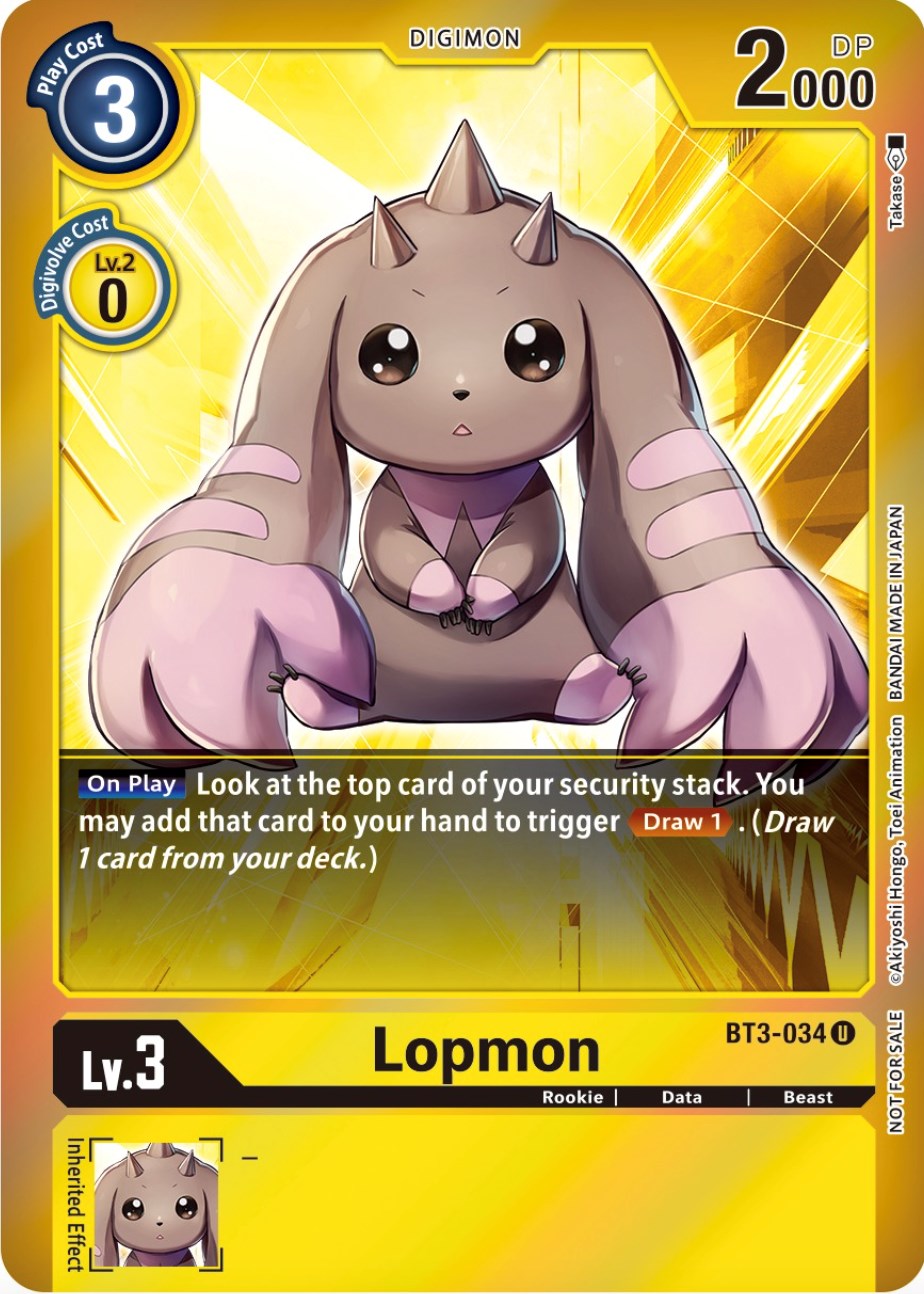 Lopmon [BT3-034] (Event Pack 4) [Release Special Booster Promos] | Cracking-Singles