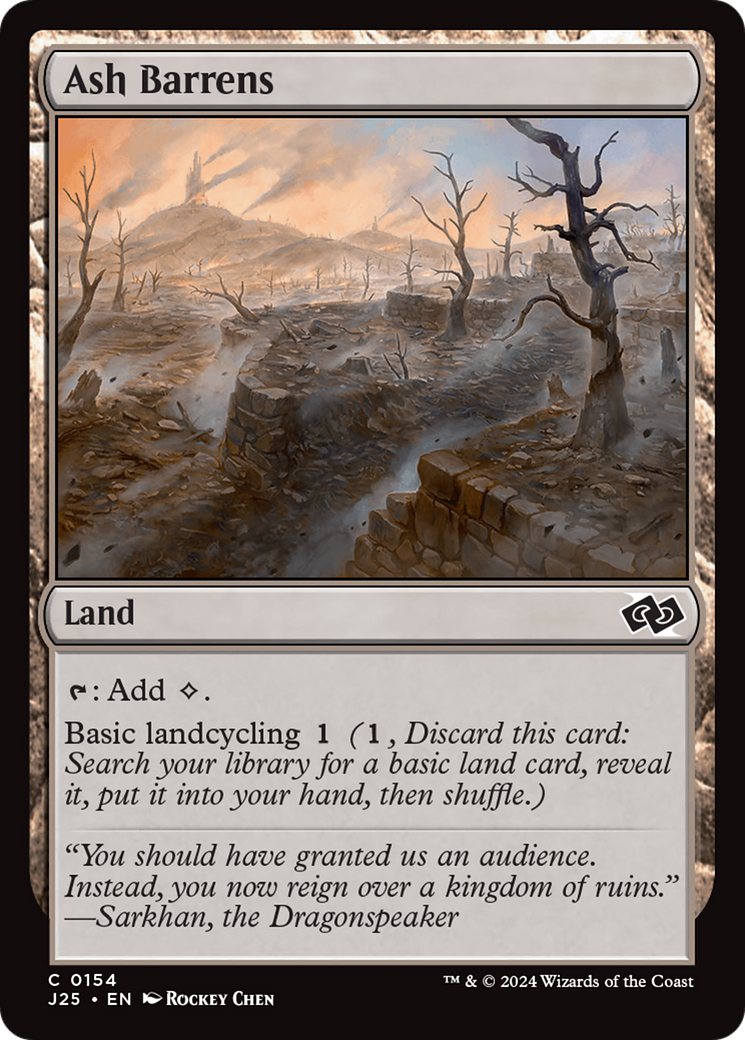 Ash Barrens [Foundations Jumpstart] | Cracking-Singles