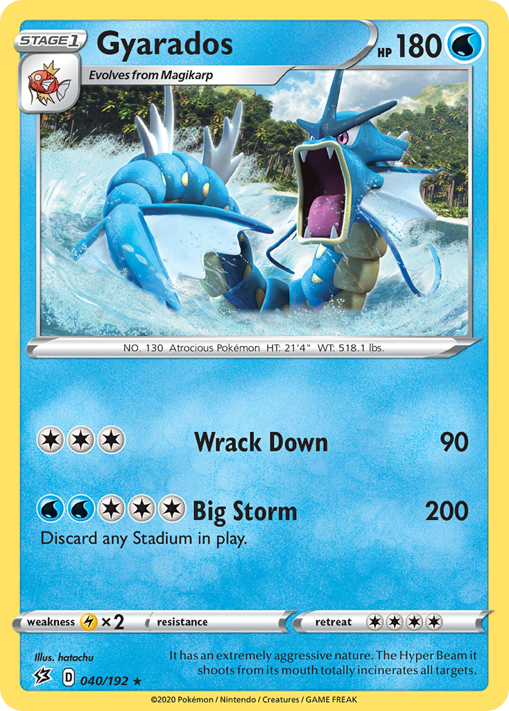 Gyarados (040/192) [Sword & Shield: Rebel Clash] | Cracking-Singles