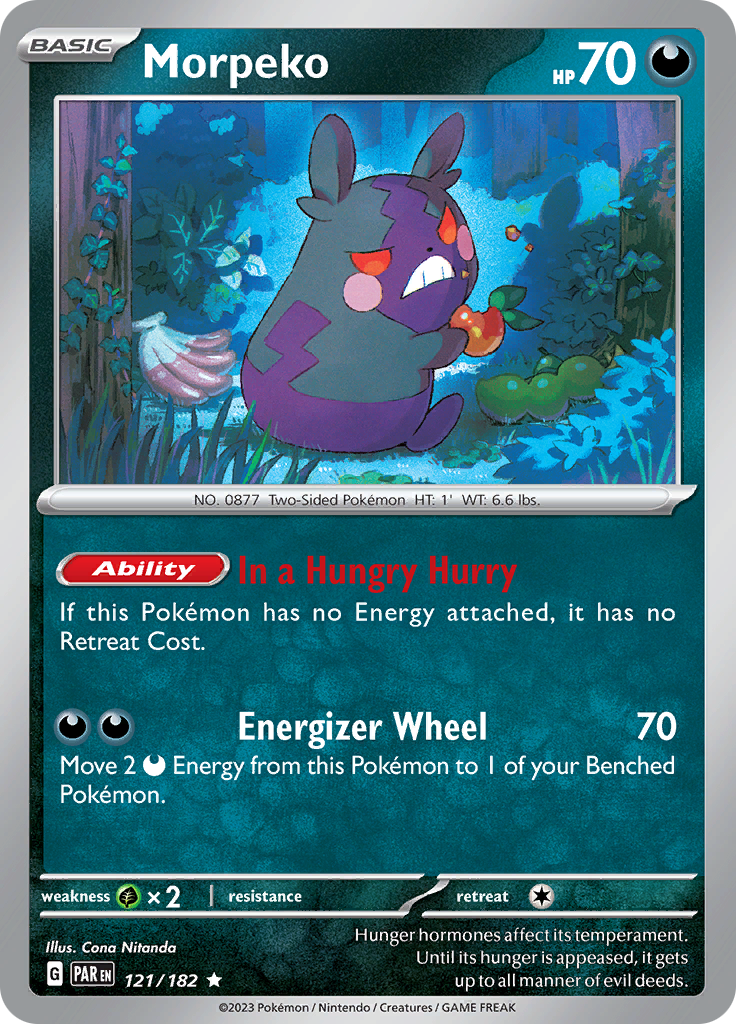 Morpeko (121/182) [Scarlet & Violet: Paradox Rift] | Cracking-Singles