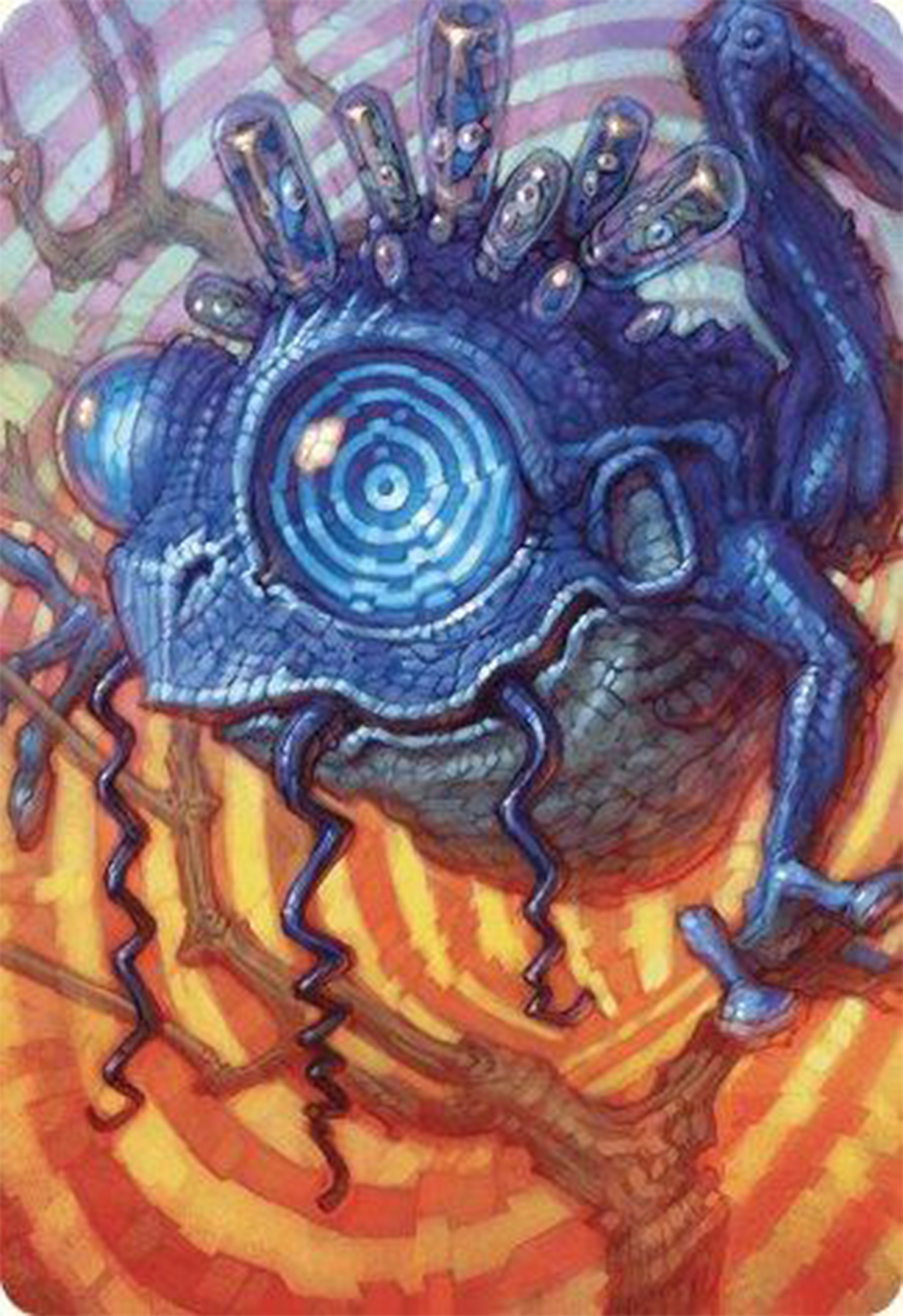 Psychic Frog Art Card [Modern Horizons 3 Art Series] | Cracking-Singles