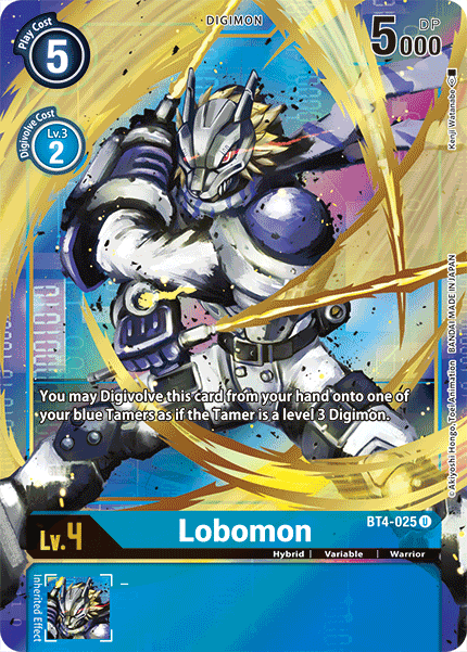 Lobomon [BT4-025] (Alternate Art) [Great Legend] | Cracking-Singles