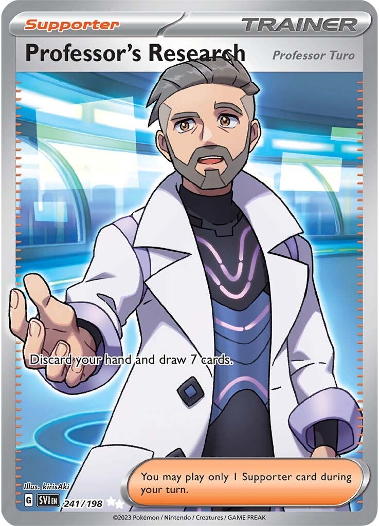 Professor's Research (Professor Turo) (241/198) [Scarlet & Violet: Base Set] | Cracking-Singles